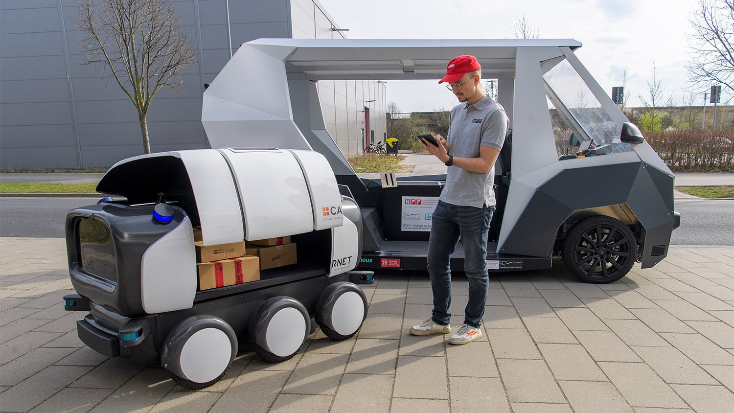 Autonome Lieferroboter revolutionieren die Paketzustellung