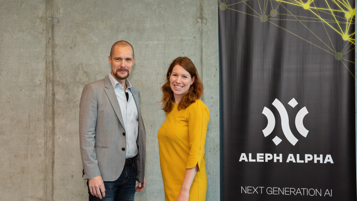 Dr. Anna Christmann (B'90/GRÜNE; BMWK) eröffnet das KI-Rechenzentrum alpha ONE von Aleph Alpha